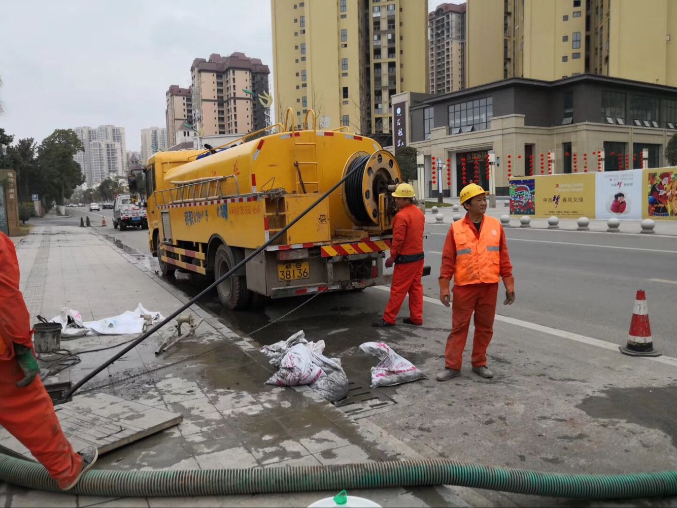 略阳排污管道清淤-管道清洗